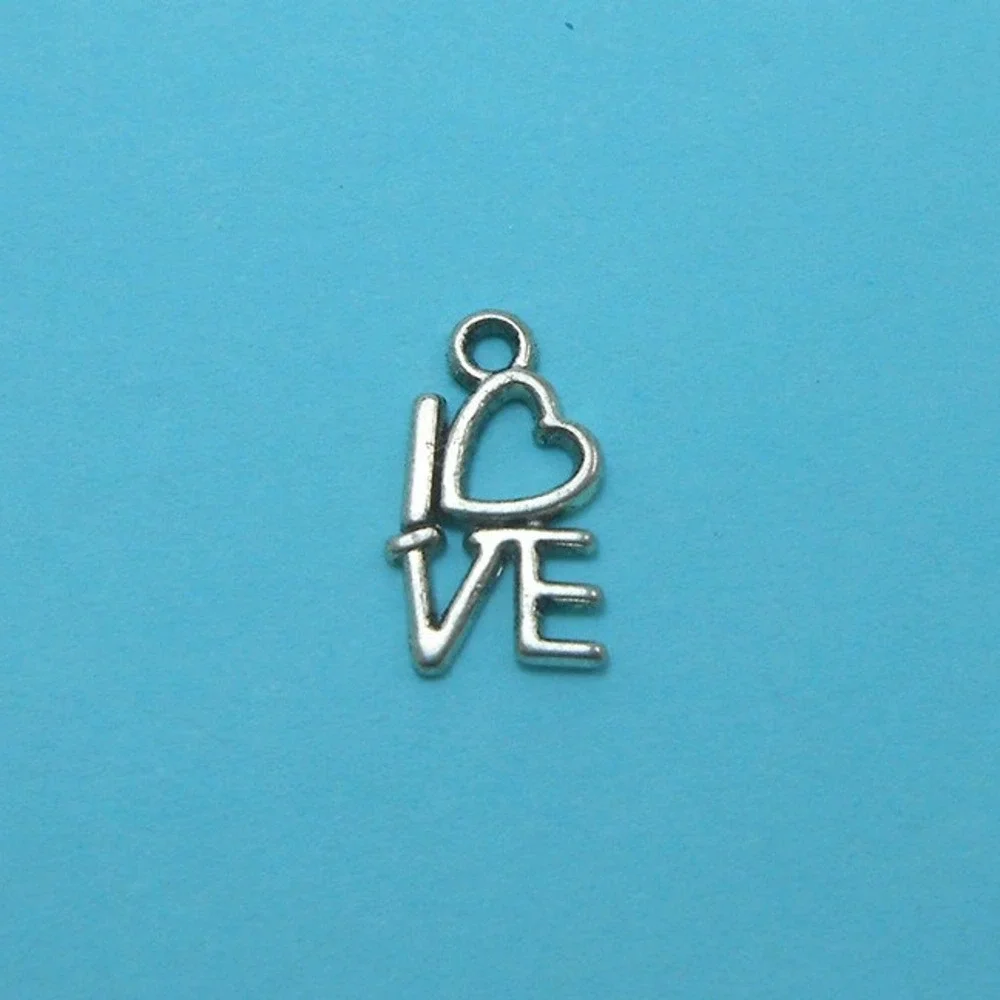 30pcs‎ Stacked Love Charms, jewelry making supplies valentines